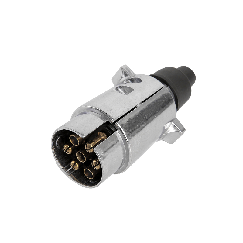 7-पिन बड़ा गोल प्लग एल्यूमीनियम शैली JH015-A